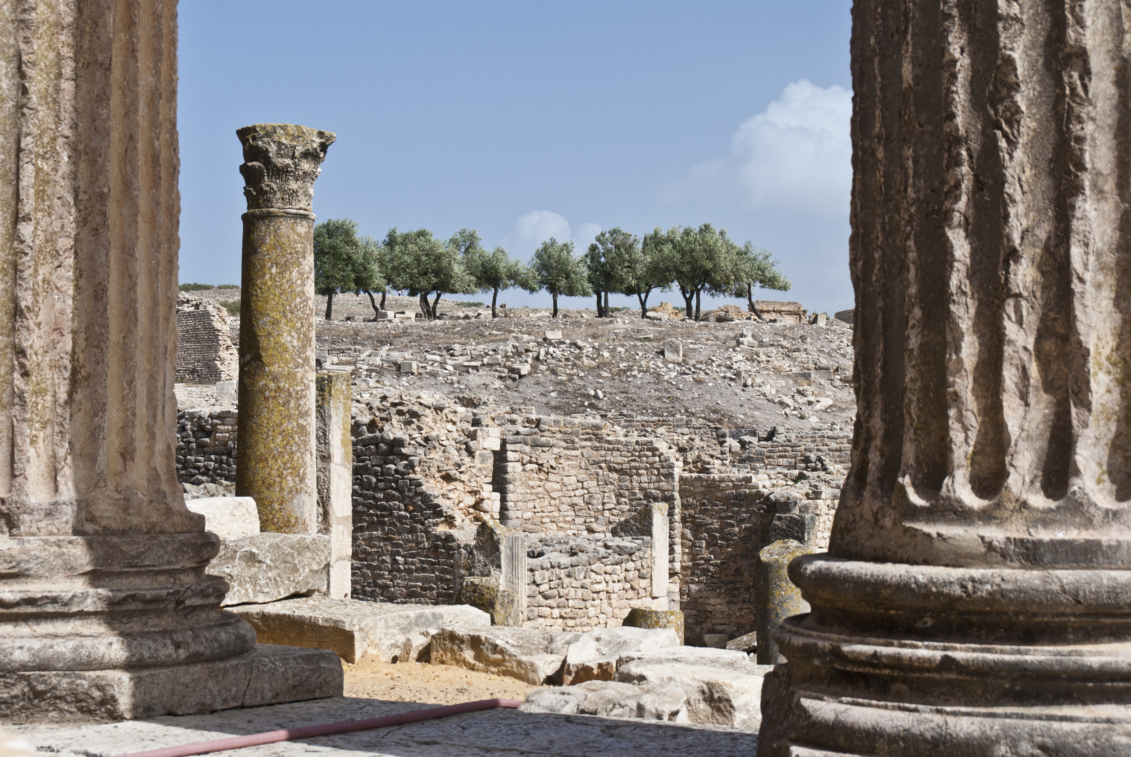 Dougga - römisch archäologische Stätte